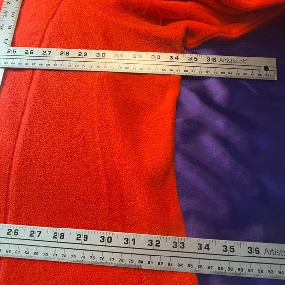 📌Woman Within Ferrari Red Microfleece Quarter-Zip Pullover 5X 38/40 - Picture 8 of 12